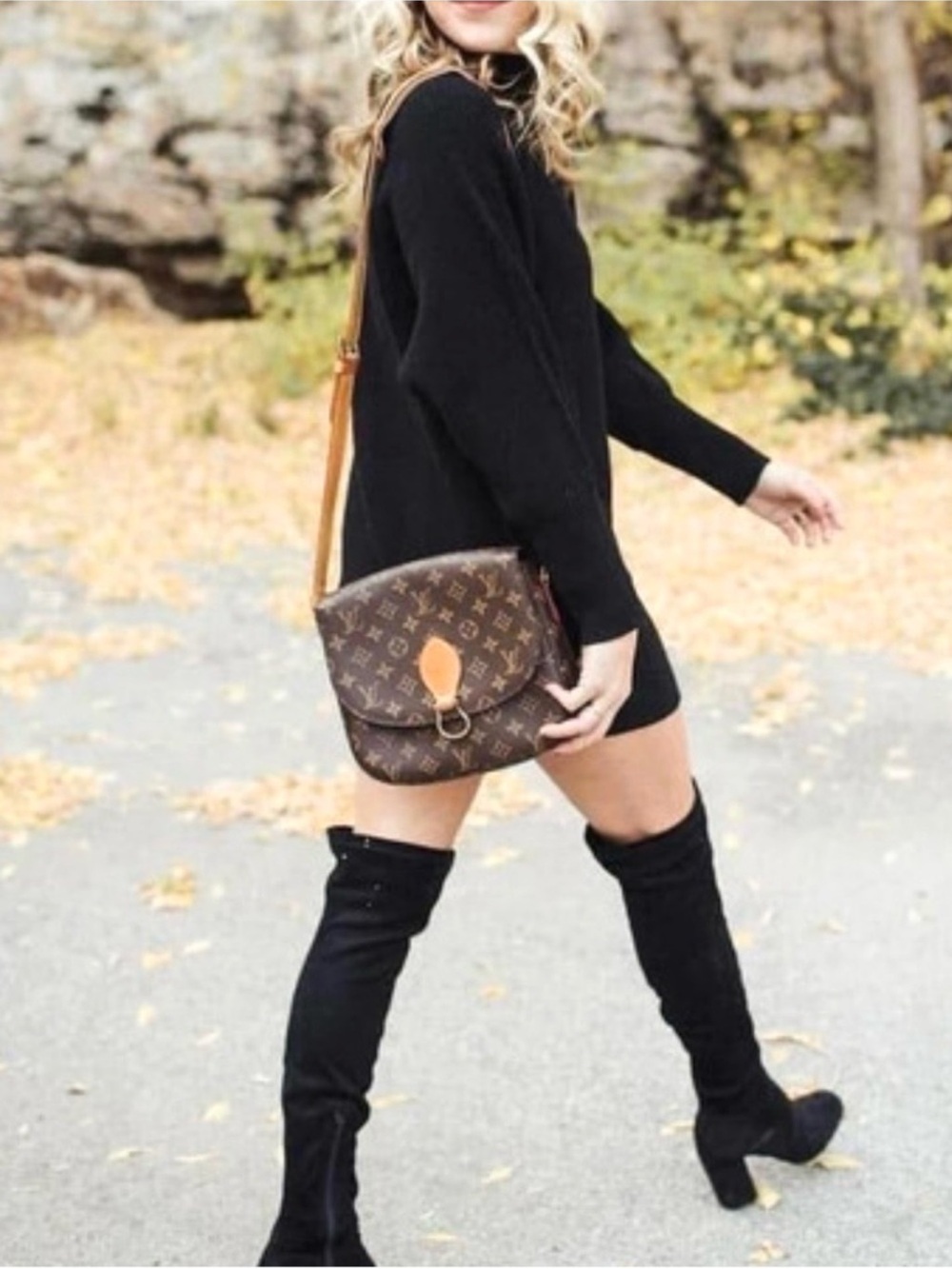 Authentic Louis Vuitton Saint Cloud GM Crossbody Bag M51242 brown monogram LV - Picture 2 of 16